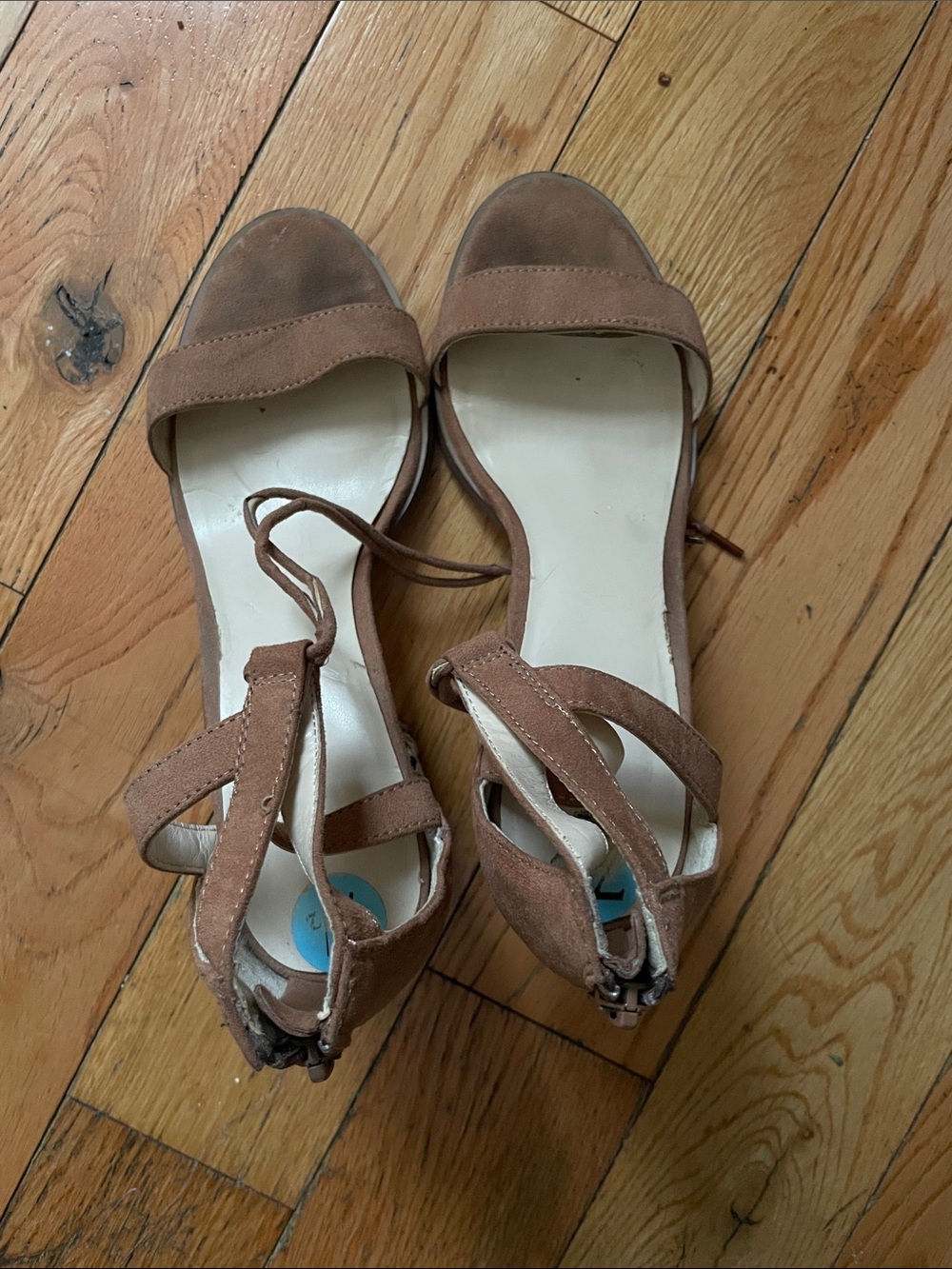 Nine Weat lace up heels